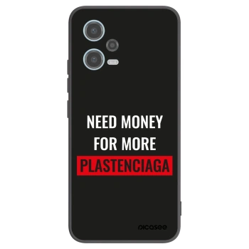 Picasee husă neagră din silicon pentru Xiaomi Redmi Note 12 5G - More PLASTENCIAGA
