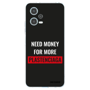 Picasee husă transparentă din silicon pentru Xiaomi Redmi Note 12 5G - More PLASTENCIAGA