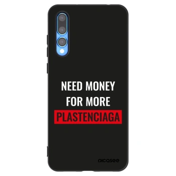Picasee husă neagră din silicon pentru Huawei P20 Pro - More PLASTENCIAGA
