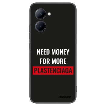 Picasee husă neagră din silicon pentru Realme C33 (2023) - More PLASTENCIAGA
