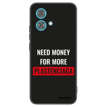 Picasee husă neagră din silicon pentru Motorola Edge 40 Neo - More PLASTENCIAGA