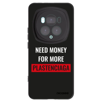 Picasee husă neagră din silicon pentru Honor Magic6 Pro - More PLASTENCIAGA
