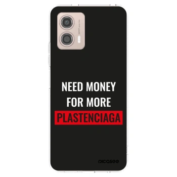 Picasee husă transparentă din silicon pentru Motorola Moto G53 5G - More PLASTENCIAGA