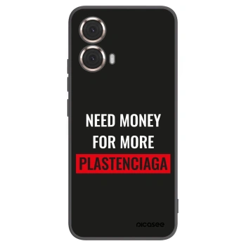 Picasee husă neagră din silicon pentru Motorola Moto G85 - More PLASTENCIAGA