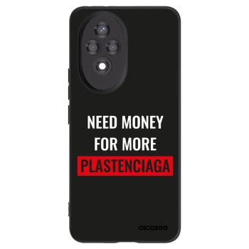 Picasee husă neagră din silicon pentru Honor 200 Pro 5G - More PLASTENCIAGA