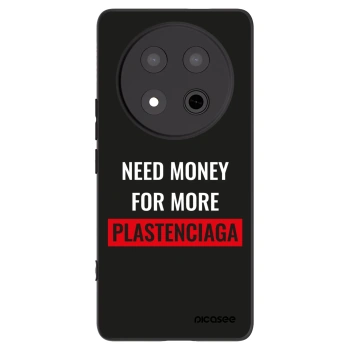 Picasee husă neagră din silicon pentru Honor Magic7 Lite 5G - More PLASTENCIAGA