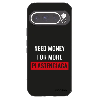 Picasee husă neagră din silicon pentru Google Pixel 9 Pro - More PLASTENCIAGA