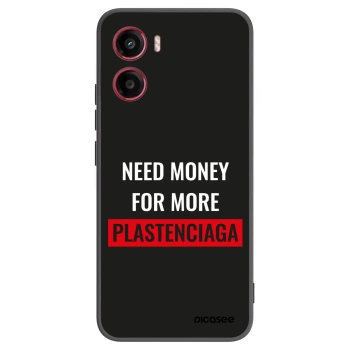 Picasee husă neagră din silicon pentru Motorola Moto G05 - More PLASTENCIAGA