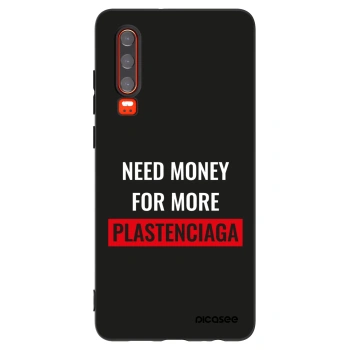 Picasee husă neagră din silicon pentru Huawei P30 - More PLASTENCIAGA