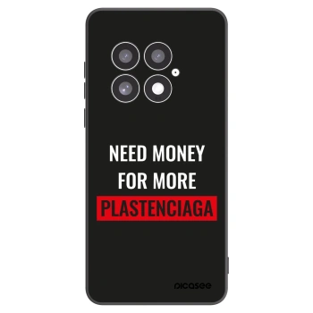 Picasee husă neagră din silicon pentru OnePlus 13 5G - More PLASTENCIAGA
