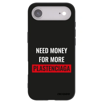 Picasee husă neagră din silicon pentru Apple iPhone Air - More PLASTENCIAGA