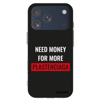 Picasee husă transparentă din silicon pentru Apple iPhone 17 Pro - More PLASTENCIAGA