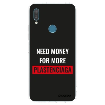 Picasee husă transparentă din silicon pentru Huawei Y6 2019 - More PLASTENCIAGA