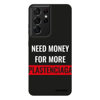 Picasee Fashion Case pentru Samsung Galaxy S21 Ultra 5G G998B - More PLASTENCIAGA