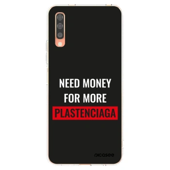 Picasee husă transparentă din silicon pentru Samsung Galaxy A70 A705F - More PLASTENCIAGA