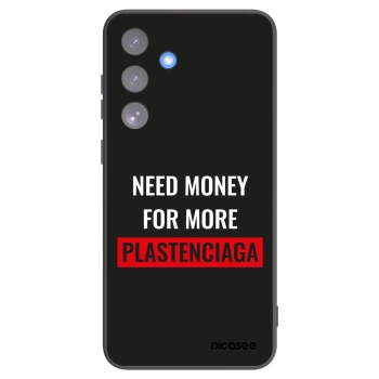 Picasee husă neagră din silicon pentru Samsung Galaxy S25 FE 5G - More PLASTENCIAGA