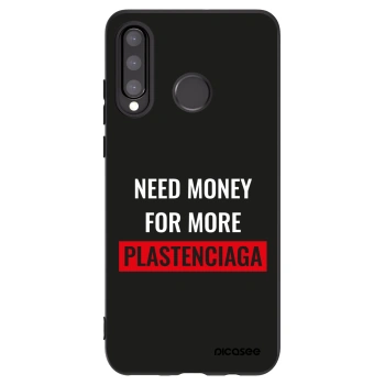 Picasee husă neagră din silicon pentru Huawei P30 Lite - More PLASTENCIAGA