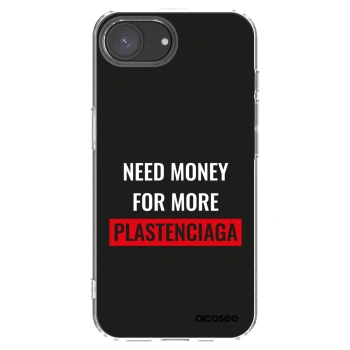 Picasee husă transparentă din silicon pentru Apple iPhone 17e - More PLASTENCIAGA