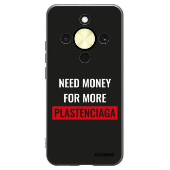 Picasee husă neagră din silicon pentru Honor Magic8 Lite 5G - More PLASTENCIAGA