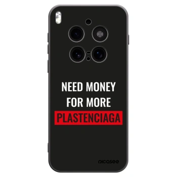 Picasee husă neagră din silicon pentru Vivo X300 Pro - More PLASTENCIAGA