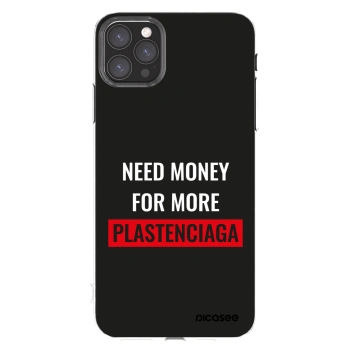 Picasee husă transparentă din silicon pentru Apple iPhone 11 Pro Max - More PLASTENCIAGA