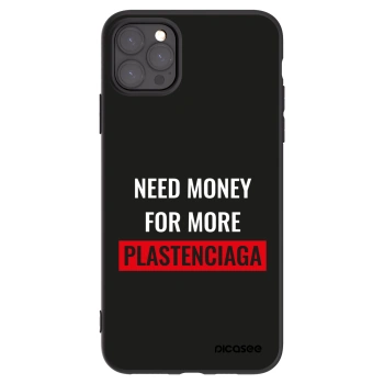 Picasee husă neagră din silicon pentru Apple iPhone 11 Pro Max - More PLASTENCIAGA