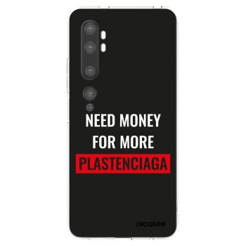 Picasee husă transparentă din silicon pentru Xiaomi Mi Note 10 (Pro) - More PLASTENCIAGA