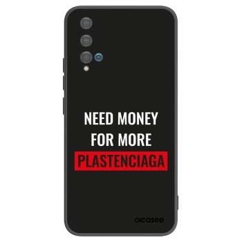 Picasee husă neagră din silicon pentru Huawei Nova 5T - More PLASTENCIAGA