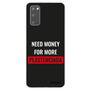 Picasee husă transparentă din silicon pentru Samsung Galaxy S20 G980F - More PLASTENCIAGA