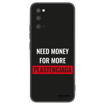 Picasee husă neagră din silicon pentru Samsung Galaxy S20 G980F - More PLASTENCIAGA
