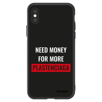Picasee ULTIMATE CASE pentru Apple iPhone X/XS - More PLASTENCIAGA