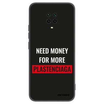 Picasee husă neagră din silicon pentru Xiaomi Redmi Note 9S - More PLASTENCIAGA