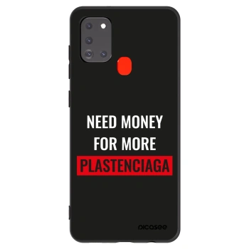 Picasee husă neagră din silicon pentru Samsung Galaxy A21s - More PLASTENCIAGA