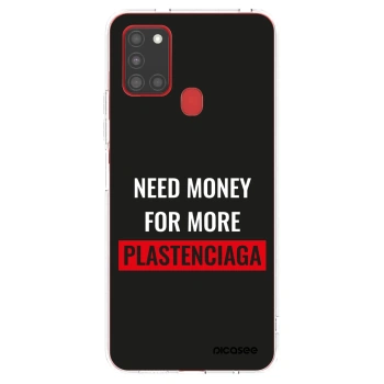 Picasee husă transparentă din silicon pentru Samsung Galaxy A21s - More PLASTENCIAGA