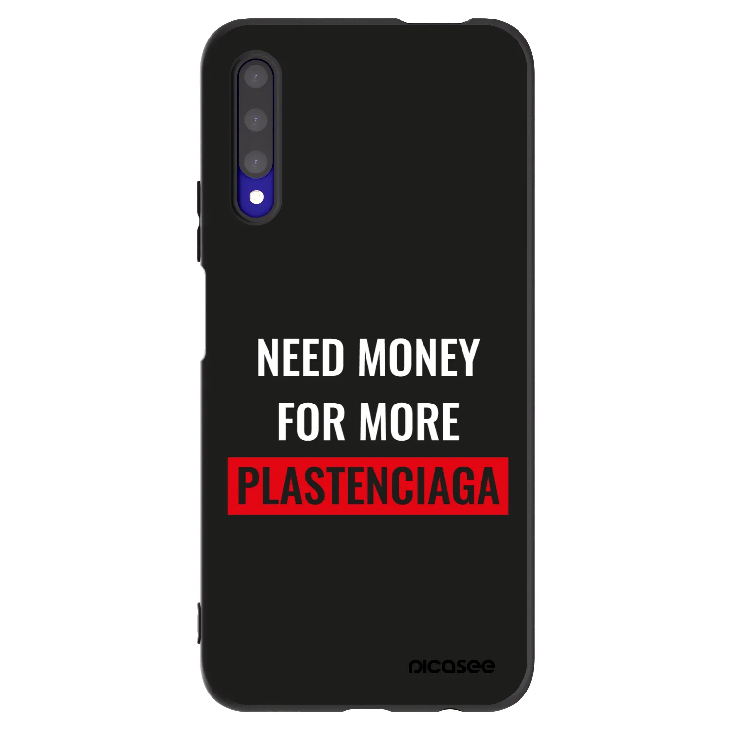 Picasee husă neagră din silicon pentru Honor 9X Pro - More PLASTENCIAGA