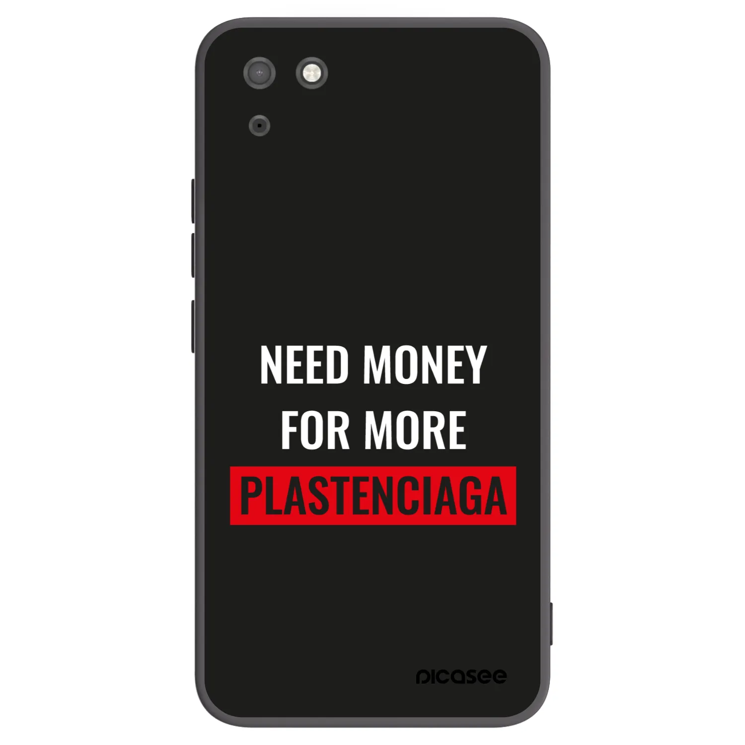 Picasee husă neagră din silicon pentru Huawei Y5P - More PLASTENCIAGA