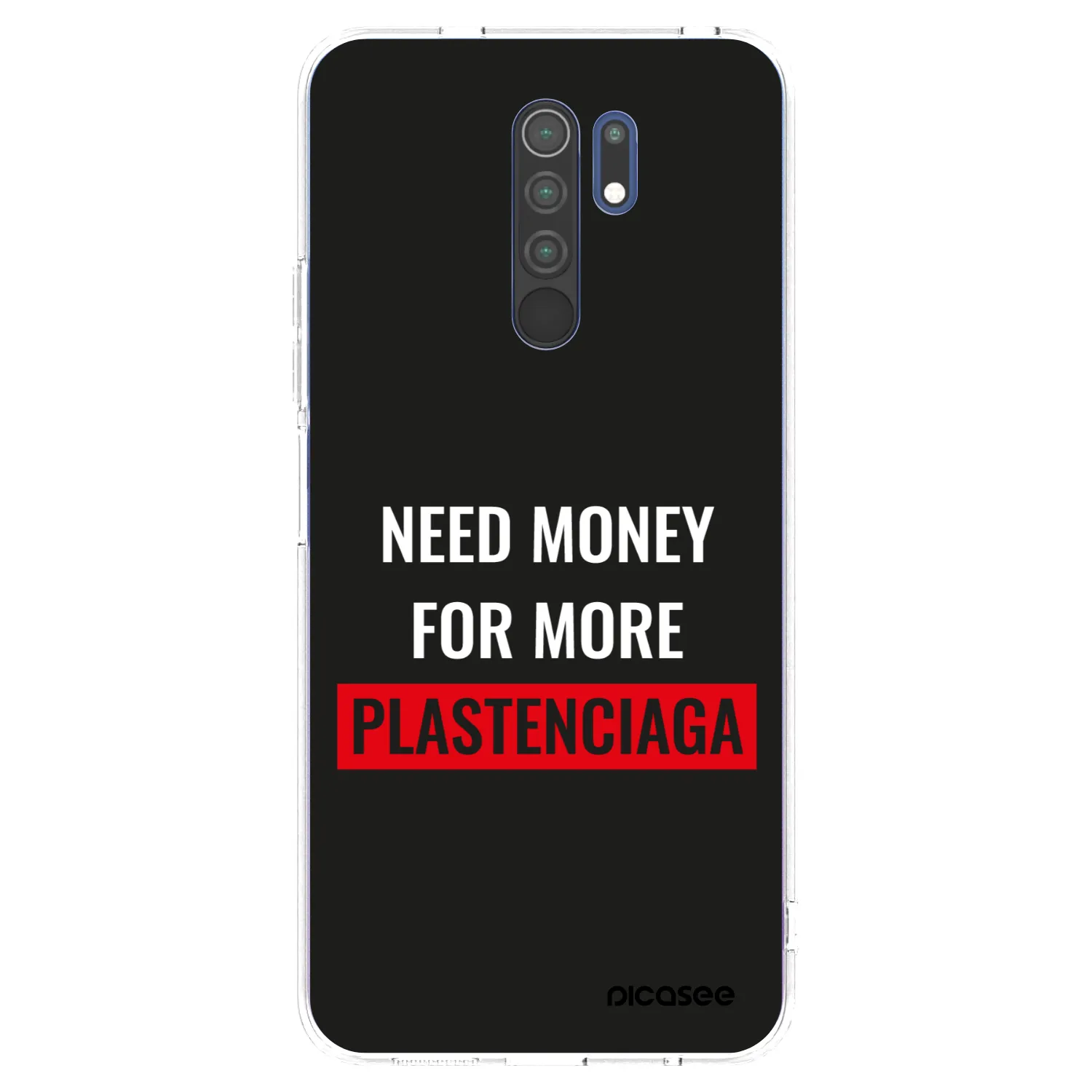 Picasee husă transparentă din silicon pentru Xiaomi Redmi 9 - More PLASTENCIAGA