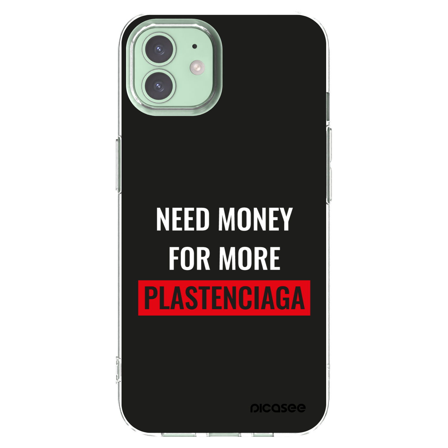Picasee husă transparentă din silicon pentru Apple iPhone 12 Pro - More PLASTENCIAGA