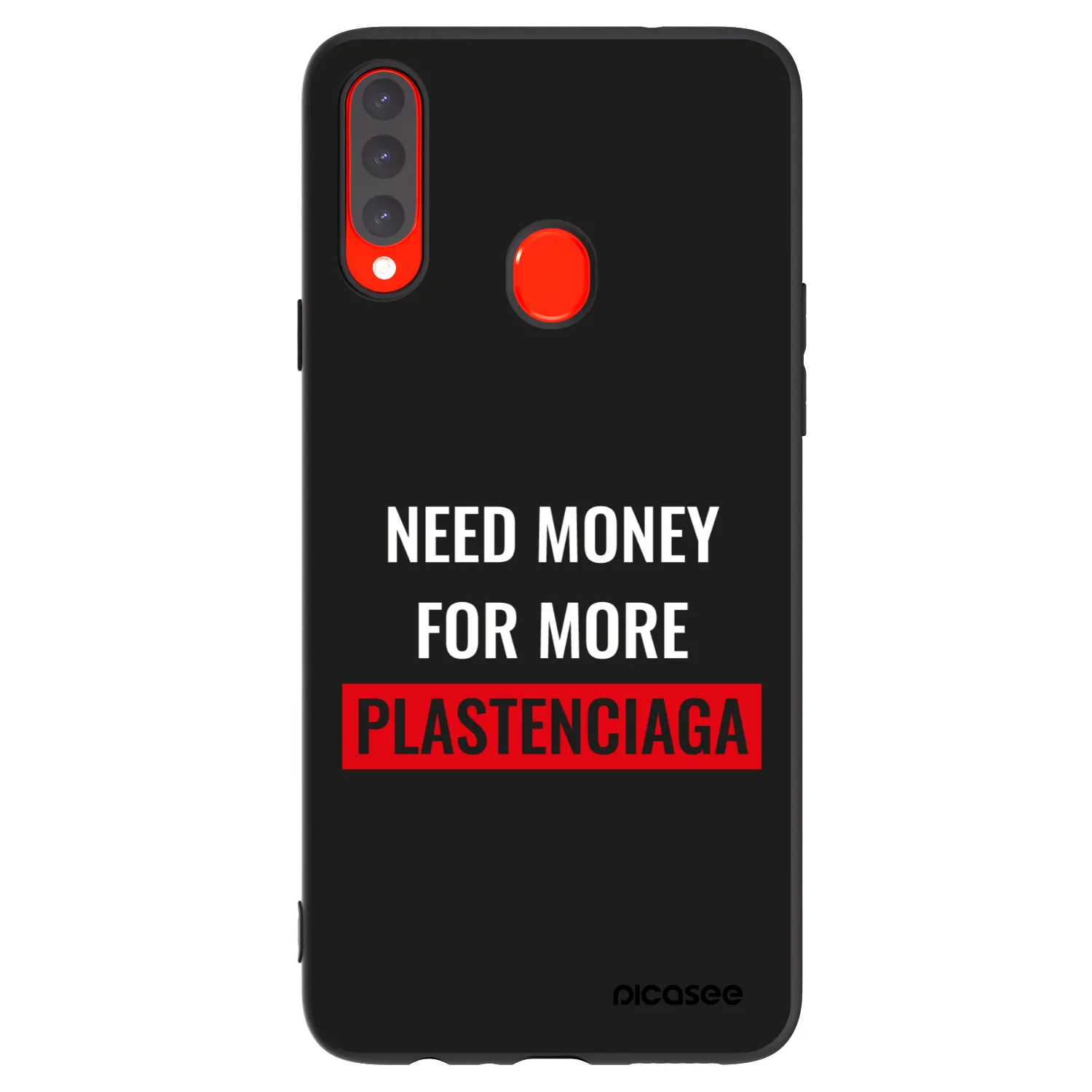 Picasee husă neagră din silicon pentru Samsung Galaxy A20s - More PLASTENCIAGA