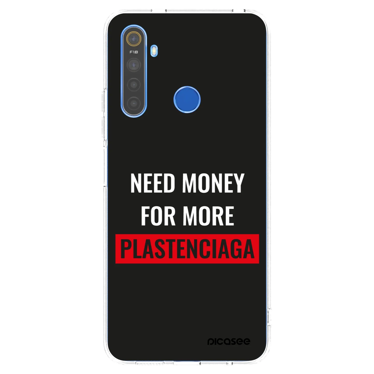 Picasee husă transparentă din silicon pentru Realme 5 - More PLASTENCIAGA
