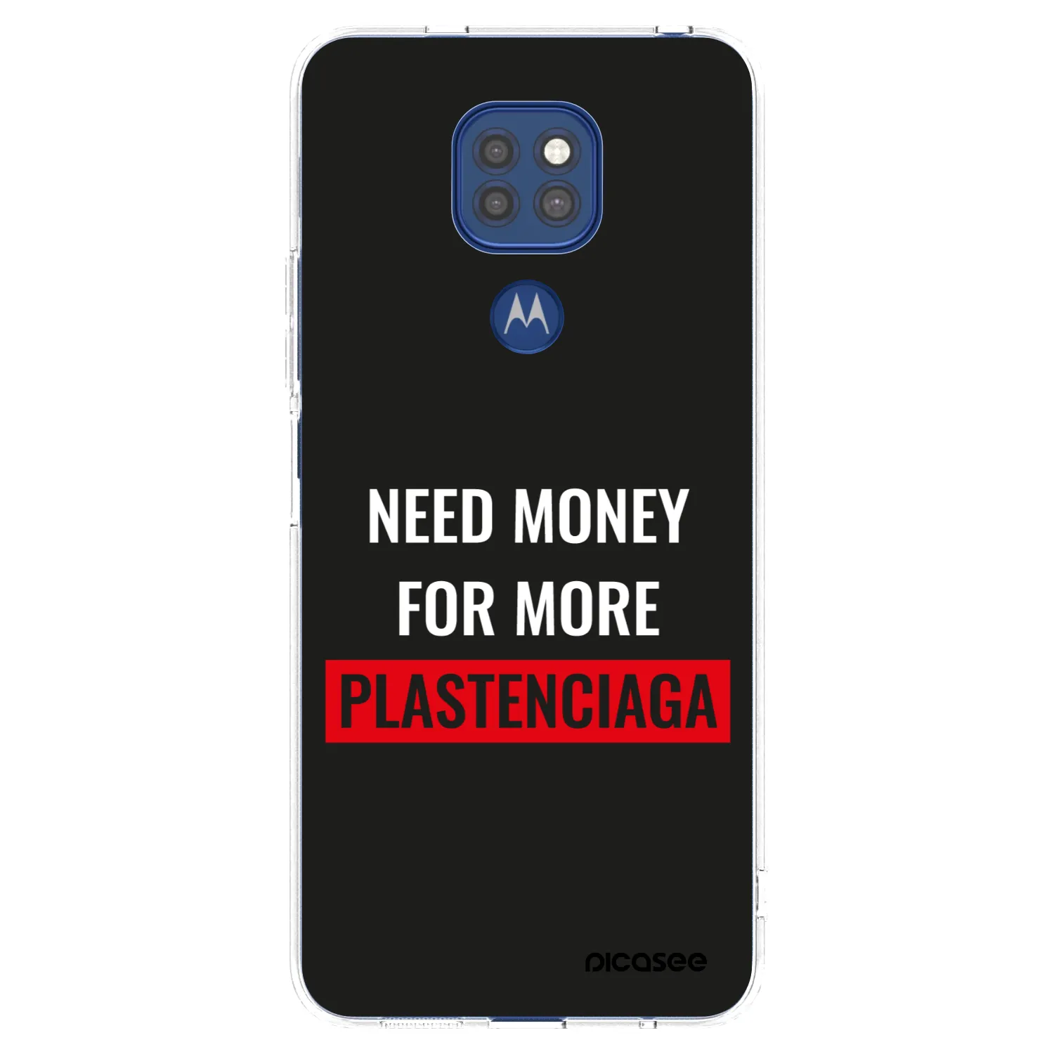 Picasee husă transparentă din silicon pentru Motorola Moto G9 Play - More PLASTENCIAGA