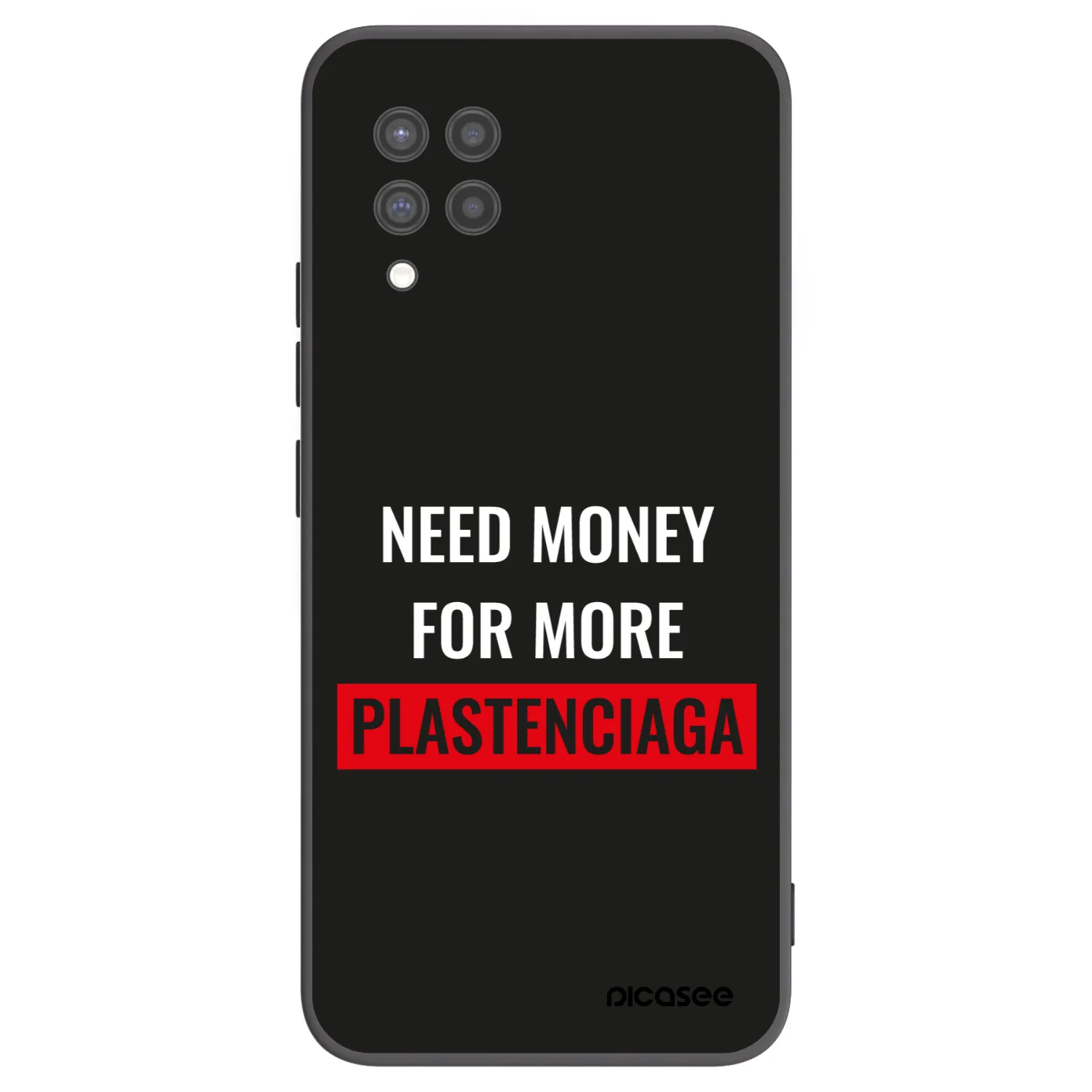Picasee husă neagră din silicon pentru Samsung Galaxy A42 A426B - More PLASTENCIAGA