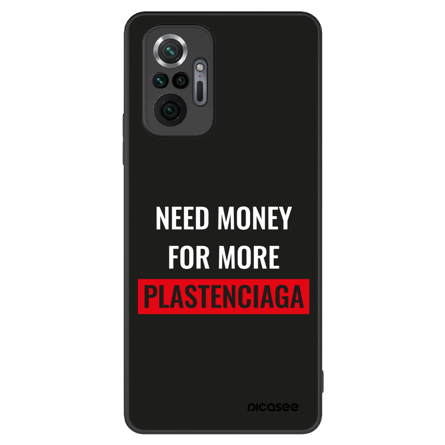 Picasee ULTIMATE CASE pentru Xiaomi Redmi Note 10 Pro - More PLASTENCIAGA