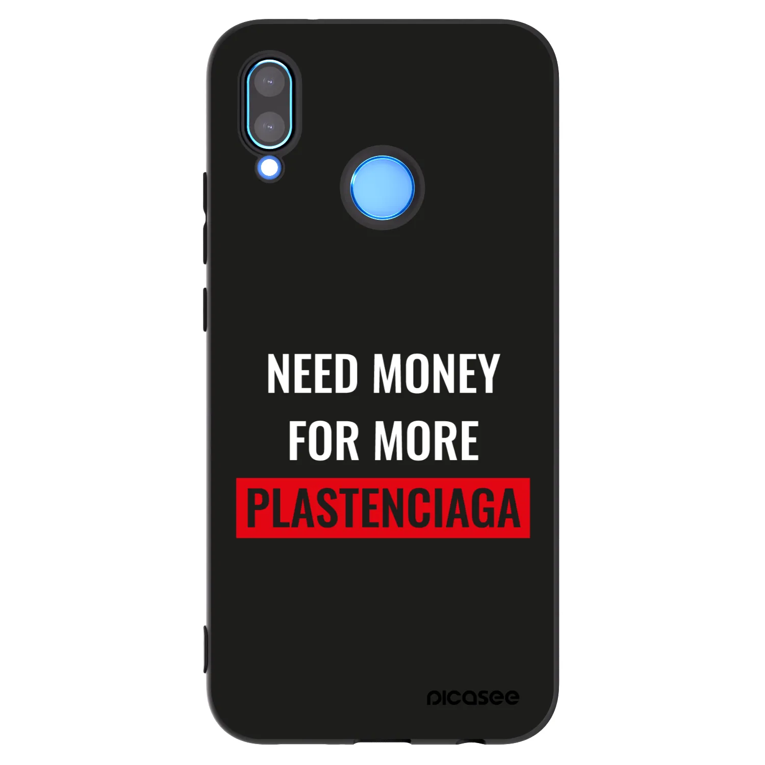 Picasee husă neagră din silicon pentru Huawei P20 Lite - More PLASTENCIAGA