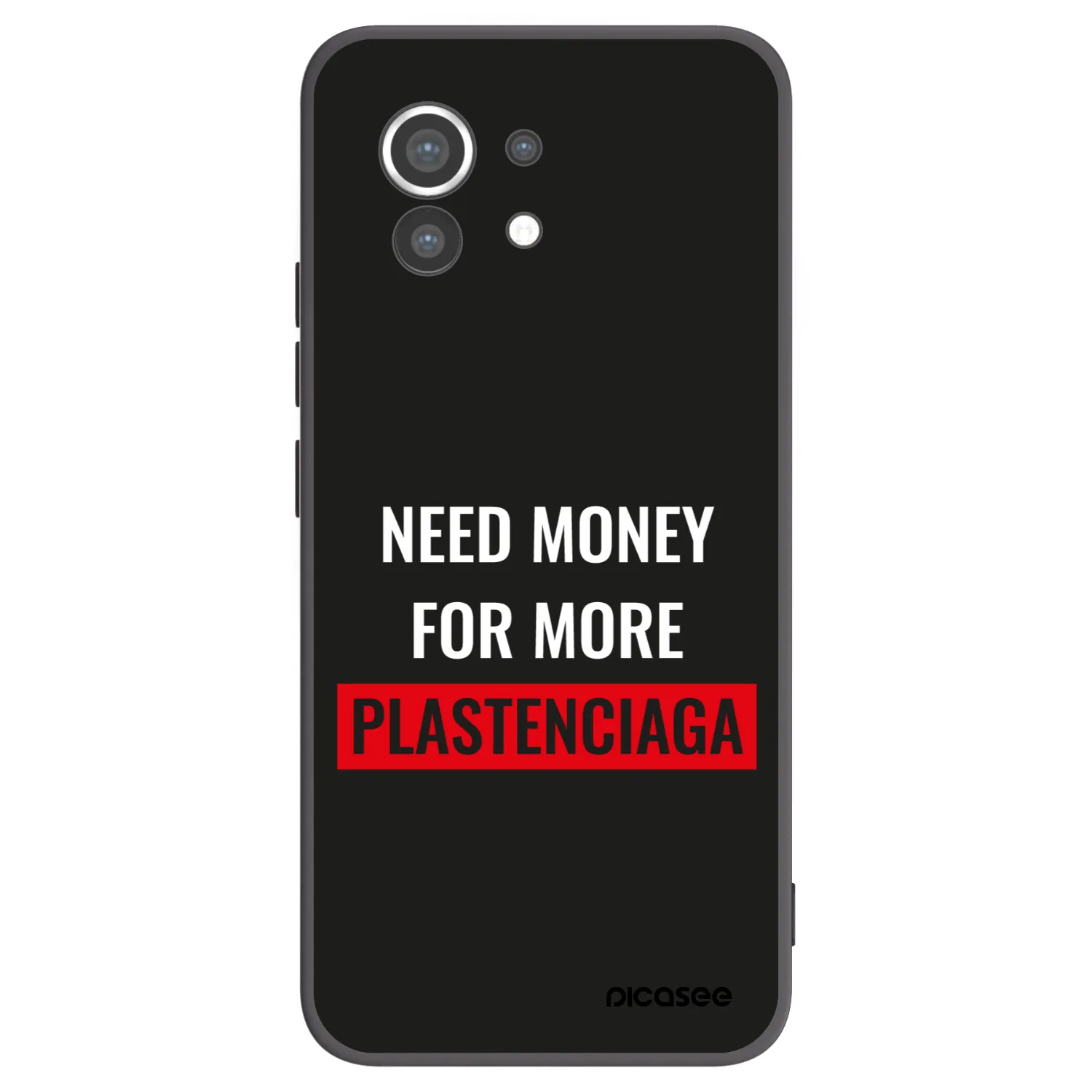 Picasee husă neagră din silicon pentru Xiaomi Mi 11 - More PLASTENCIAGA