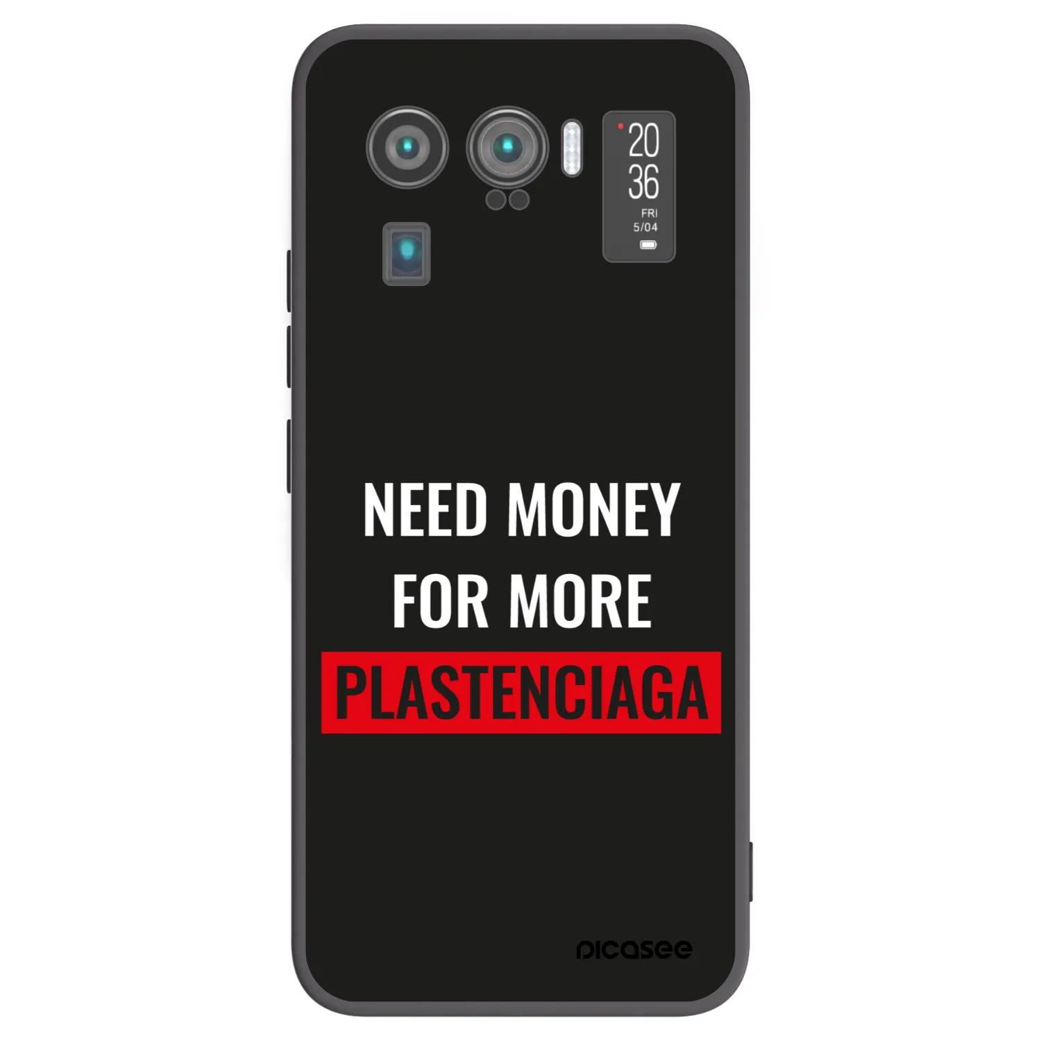 Picasee husă neagră din silicon pentru Xiaomi Mi 11 Ultra - More PLASTENCIAGA