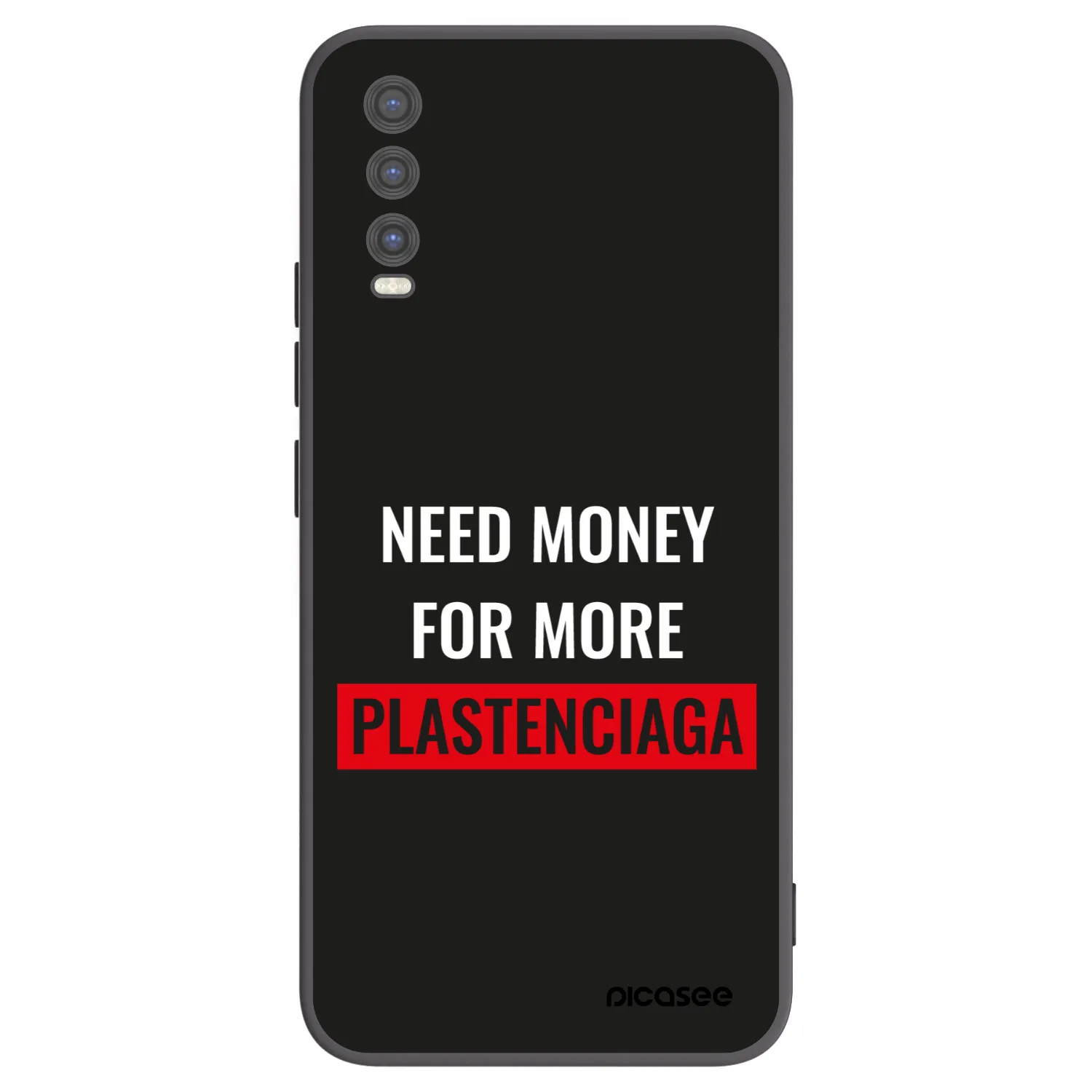 Picasee husă neagră din silicon pentru Vivo Y20s - More PLASTENCIAGA