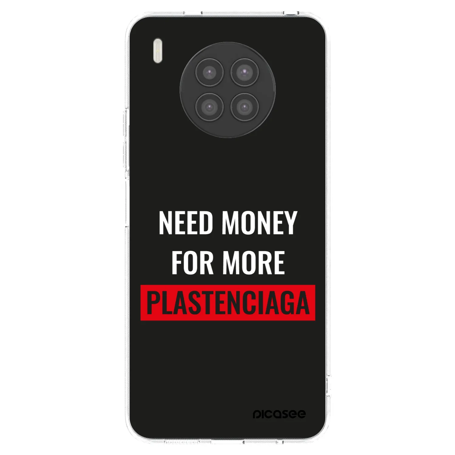 Picasee husă transparentă din silicon pentru Huawei Nova 8i - More PLASTENCIAGA