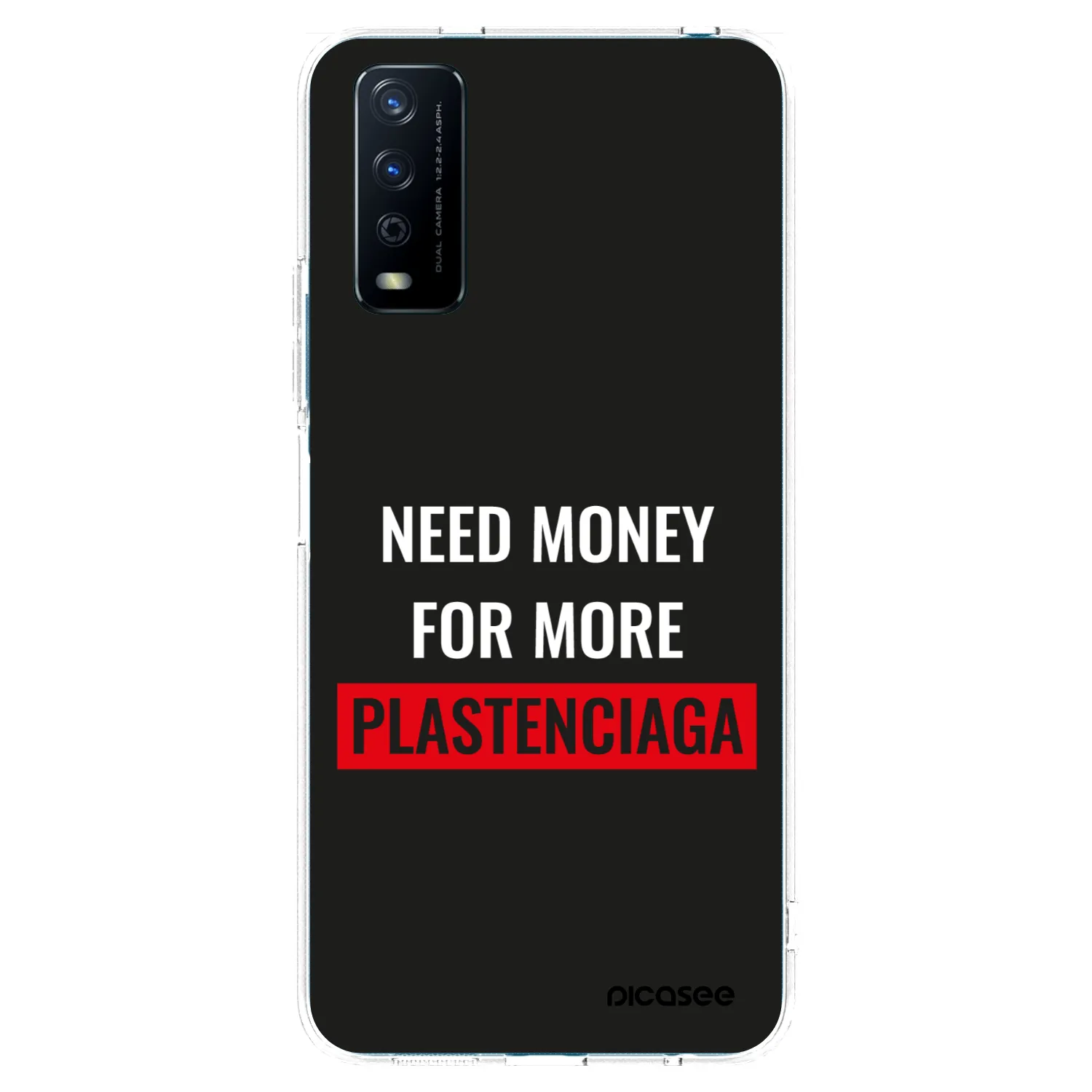 Picasee husă transparentă din silicon pentru Vivo Y11s - More PLASTENCIAGA