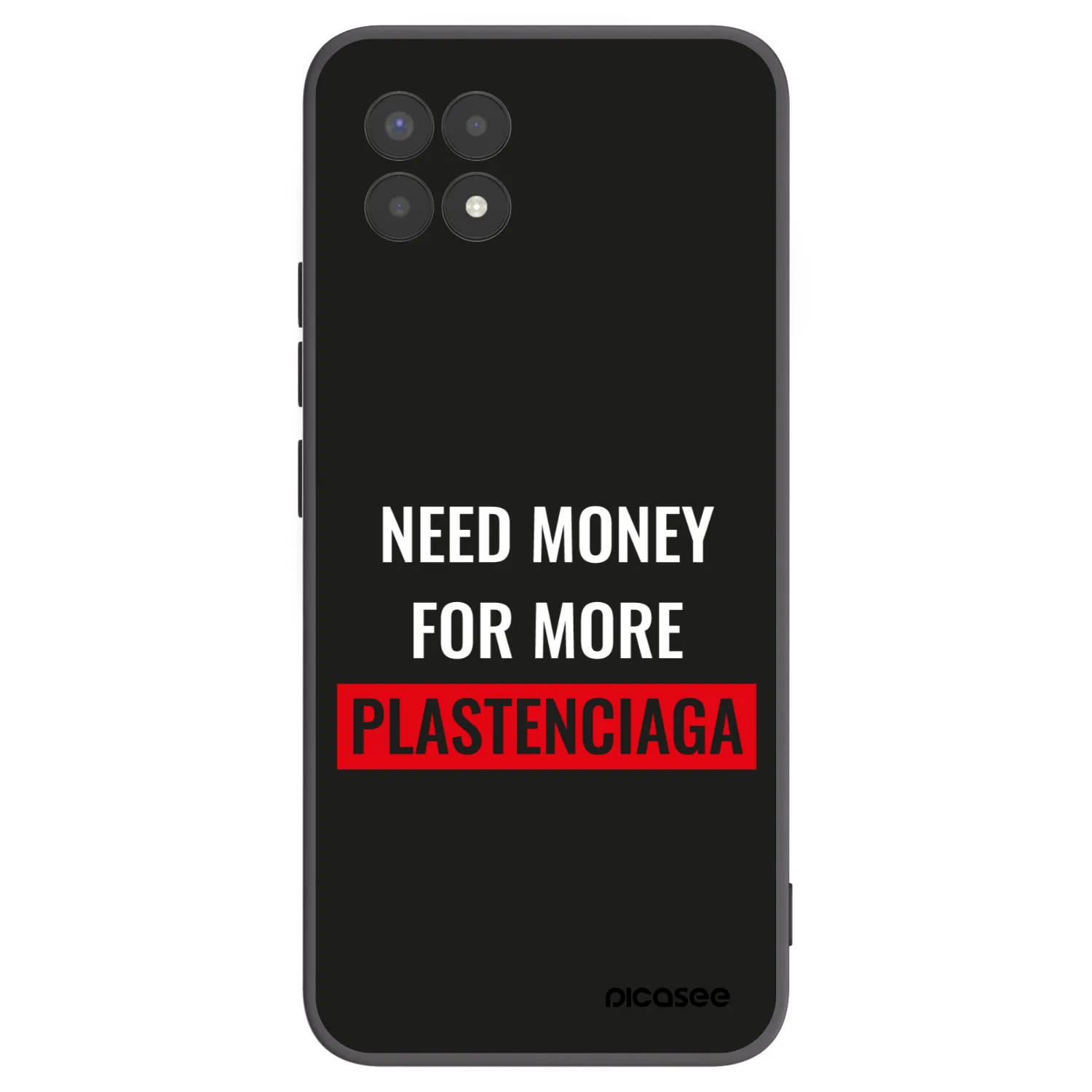 Picasee husă neagră din silicon pentru Realme 8i - More PLASTENCIAGA